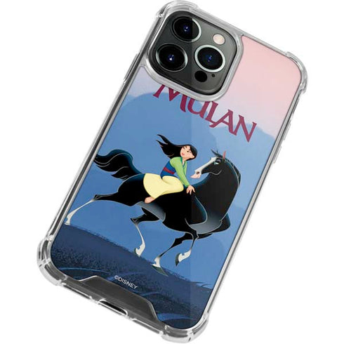 Disney Mulan Riding Khan iPhone 15 Pro Clear Case